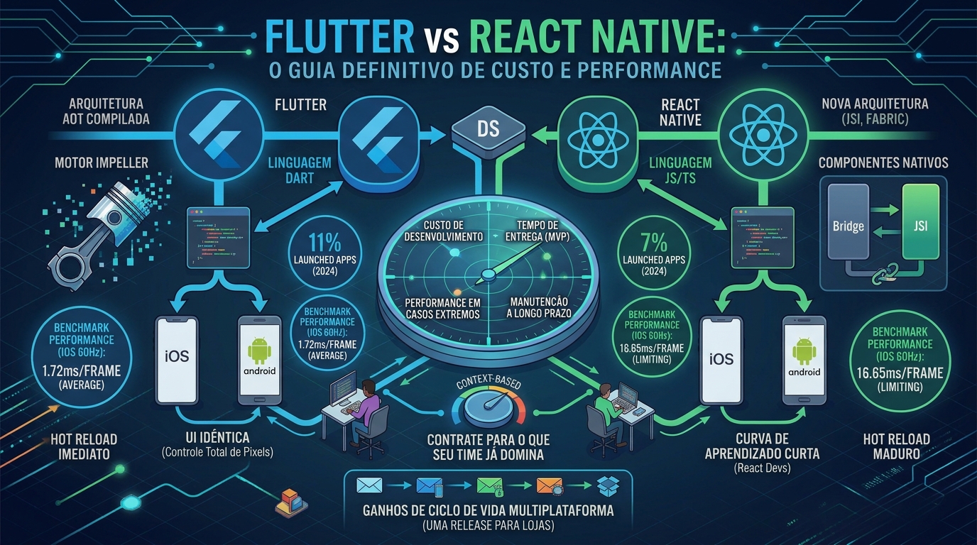 Apps Multiplataforma com Flutter e React Native