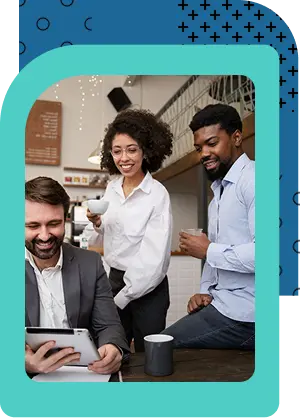 people group interacting